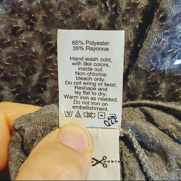 J. Crew Heathered Sequin 3/4 Sleeve Top - Picture 6 of 6